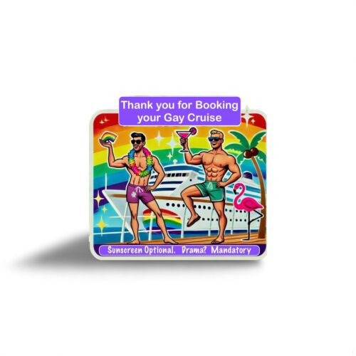 Gay Cruise Prank Sticker (Attach to any Package)