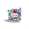 Custom Curling Club Sticker