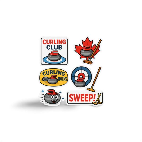Curling Sticker Package