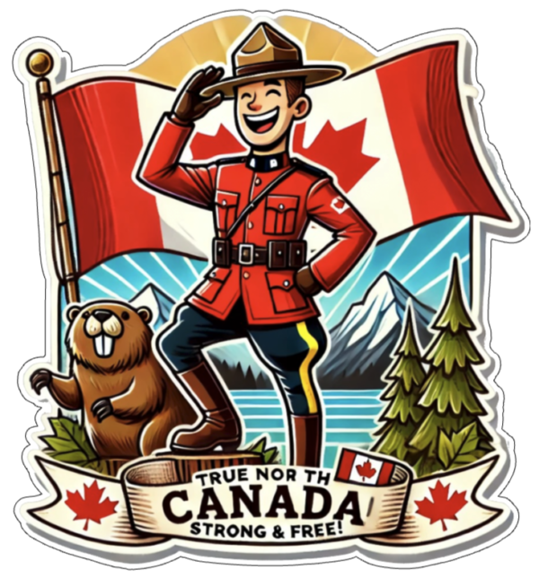 Canadiana Sticker Package