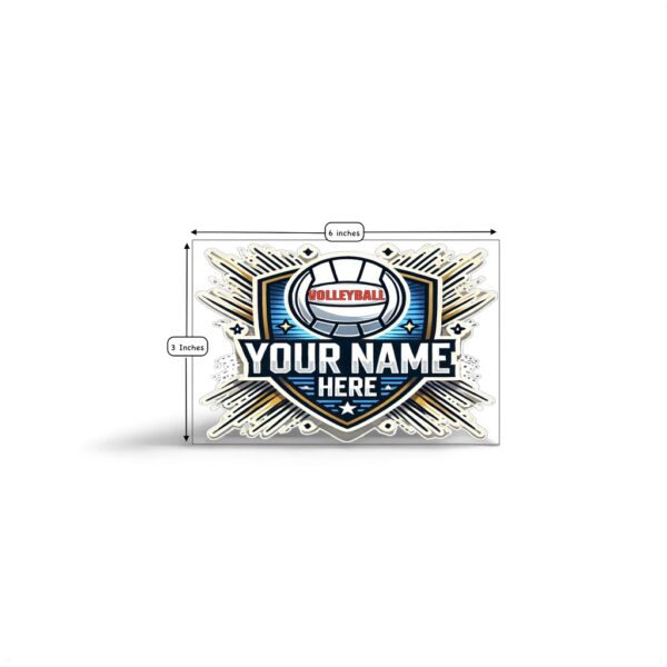 Custom Volleyball Sticker