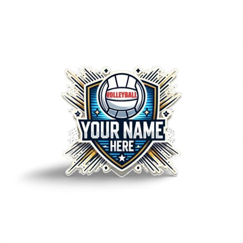 Custom Volleyball Sticker