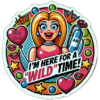 Blow Up Sex Doll Sticker (Attach to any Package)
