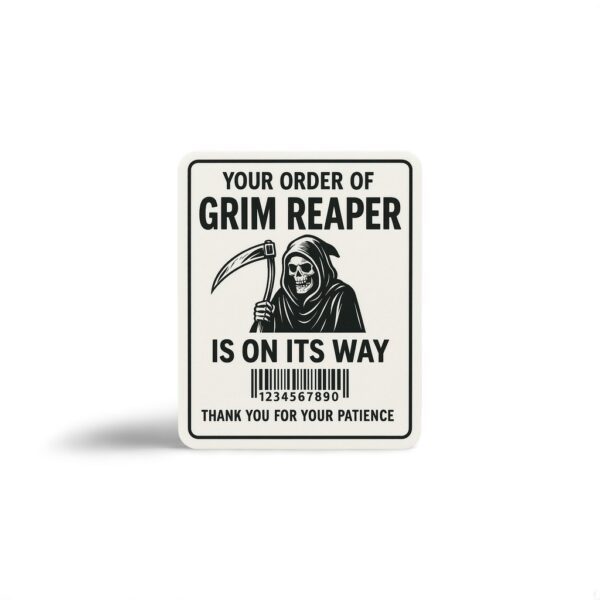 Grim Reaper Sticker - Prank