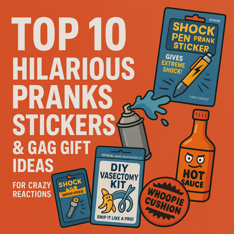 Top 10 Hilarious Prank Stickers