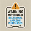 Irrational Amazon Purchases Sticker