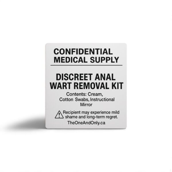 Wart Removal Kit Sticker - Prank