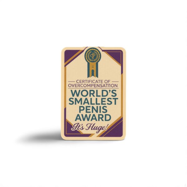 Worlds Smallest Penis Award Sticker - Prank