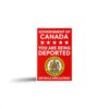 You Are Being Deported Sticker - Prank