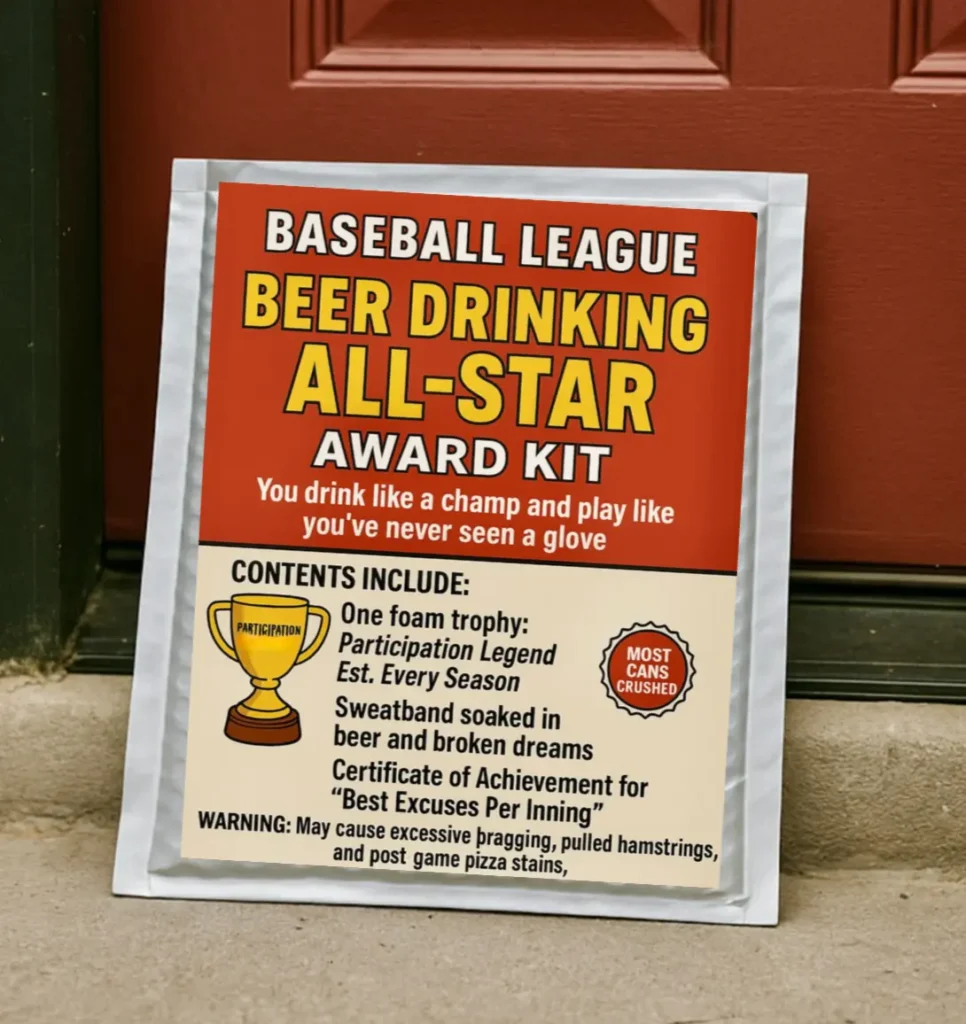 Baseball All Star Award Bubble