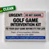 Golf Game Intervention Kit clean version prank gift for golfers