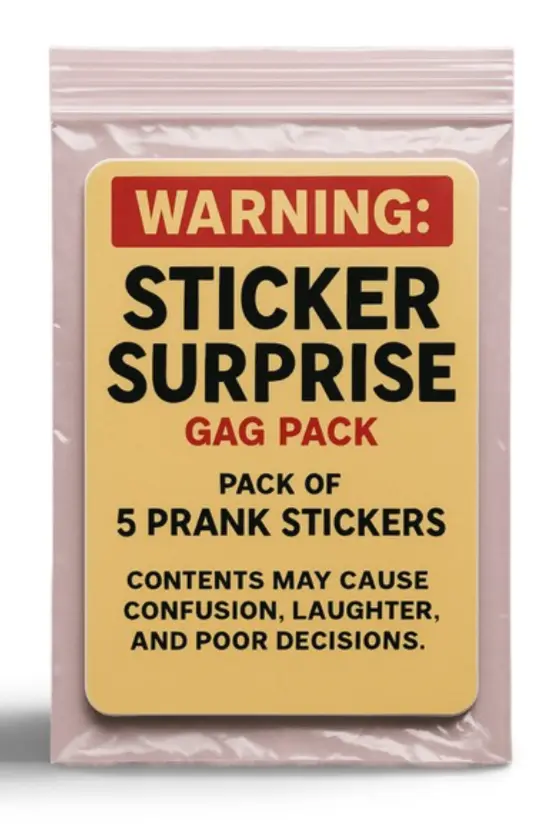 Sticker Surpise Gag Pack