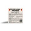 Menopausal Madness Survival Kit prank label – funny fake menopause gift tag from TheOneAndOnly.ca