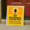 DIY Influencer Starter Pack parody bubble mailer – funny influencer prank gift | TheOneAndOnly.ca