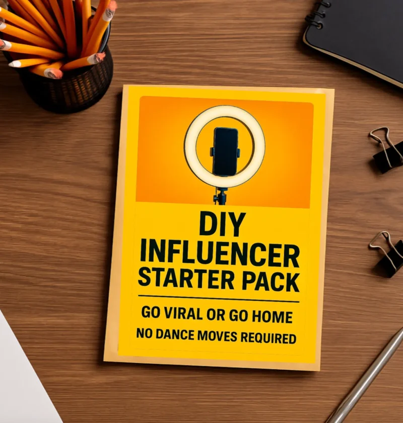 TikTok Famous Overnight prank bubble mailer – hilarious social media parody gift packaging by TheOneAndOnly.ca