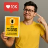 TikTok Famous Overnight prank envelope – funny social media parody gag gift by TheOneAndOnly.ca