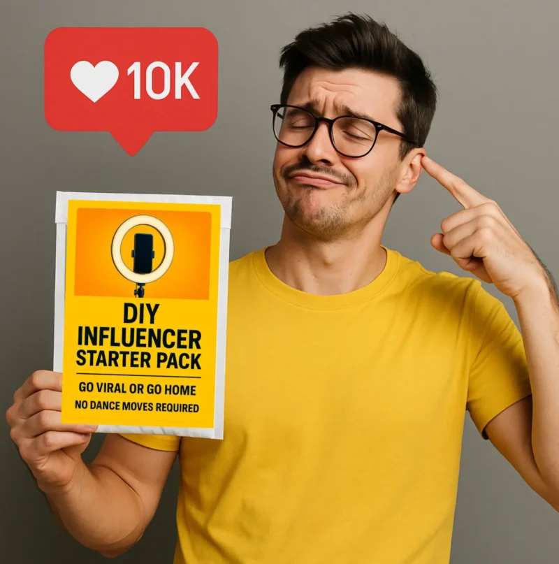 TikTok Famous Overnight prank envelope – funny social media parody gag gift by TheOneAndOnly.ca