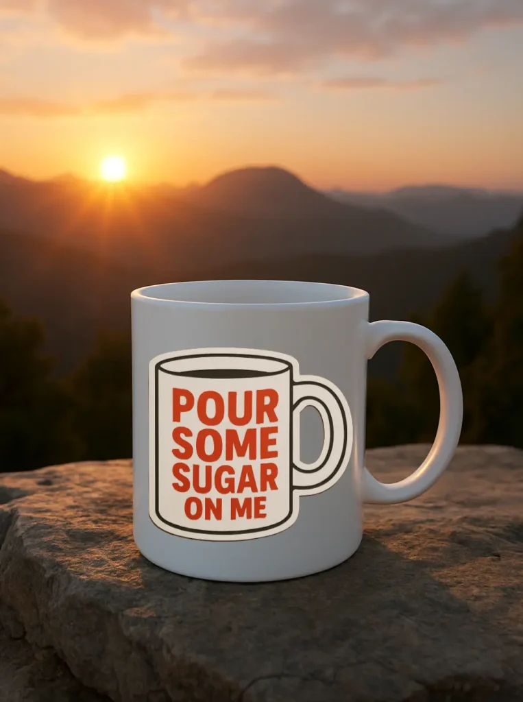 Pour some sugar mug