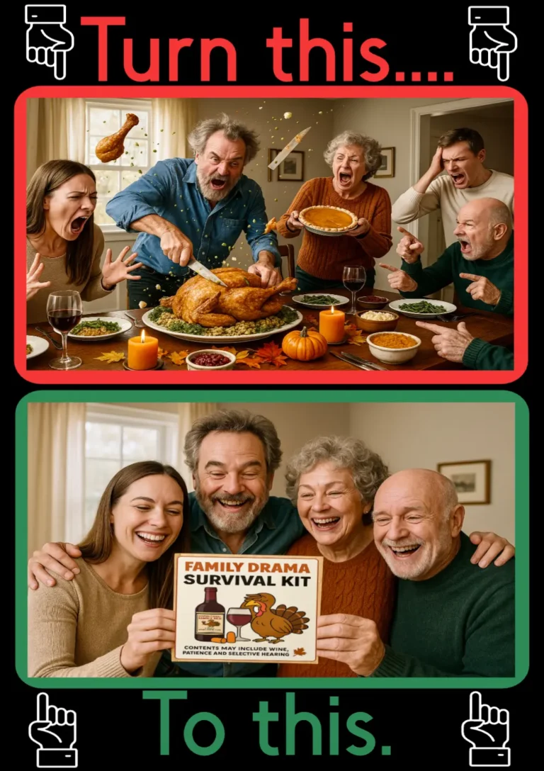 Turn this thanksgiving drama to this