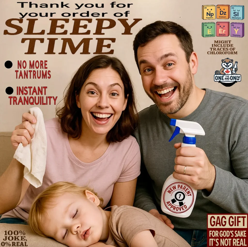 Sleepy Time prank label