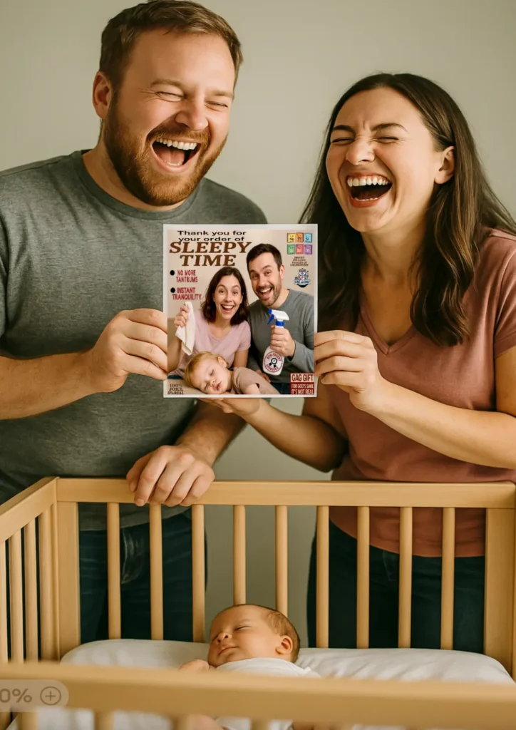 Sleepy Time prank sticker