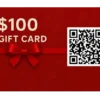$100 Valentines Gift Card Prank with QR code – hilarious digital prank gift that blasts a loud surprise sound when scanned.