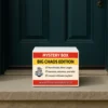 Big Chaos Mystery Box label. Curated prank bundle Canada only