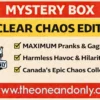Nuclear Chaos Mystery Box label. Ultimate prank bundle Canada only