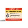 Nuclear Chaos Mystery Box label. Ultimate prank bundle Canada only