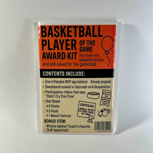 basketball player of the game award prank mail package funny sports gag gift box from theoneandonly.ca