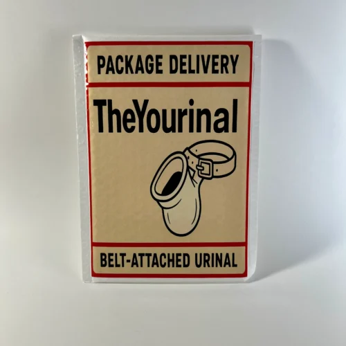 belt attached urinal prank mail package the yourinal novelty gag gift funny prank mail from theoneandonly.ca
