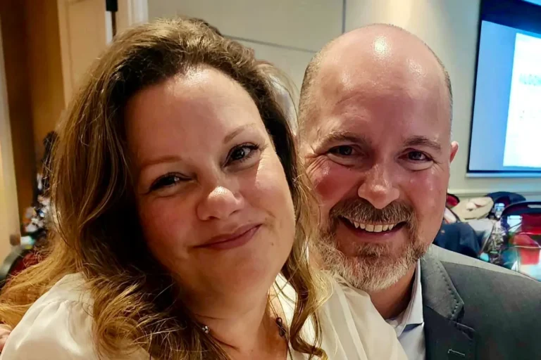 Cam and Jenn, founders of TheOneAndOnly.ca, celebrating together after starting their Canadian prank mail business