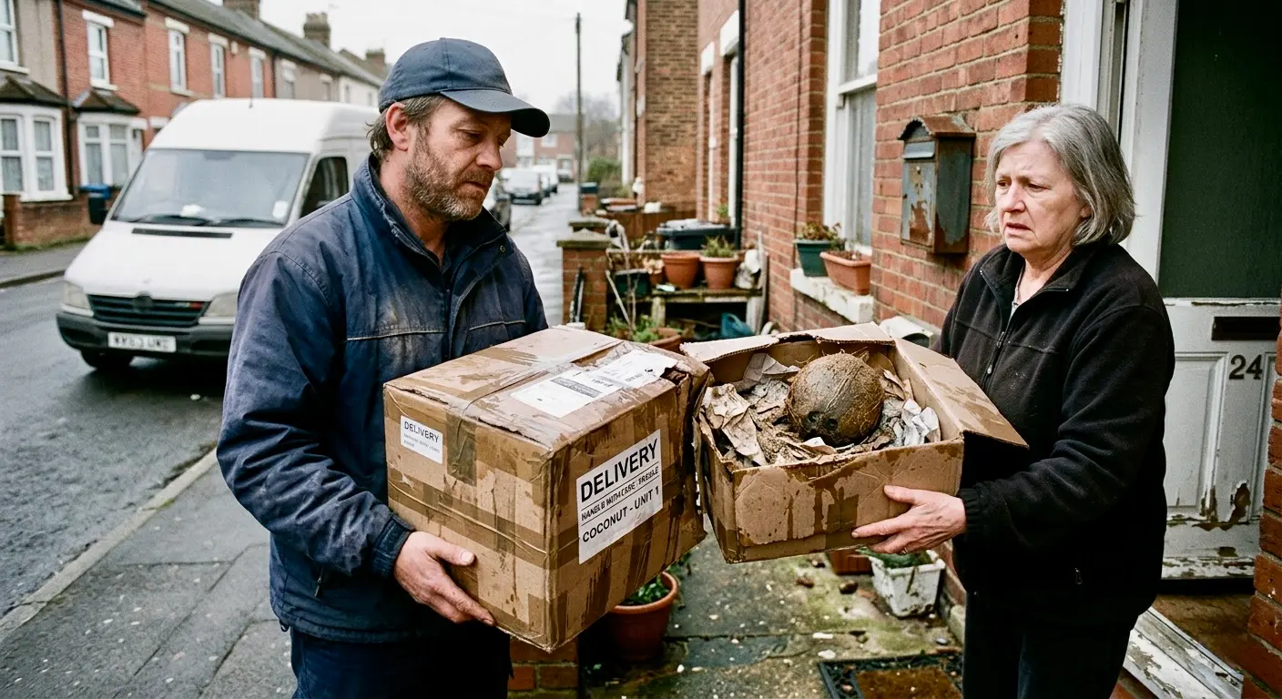 Can you mail a coconut postal delivery example