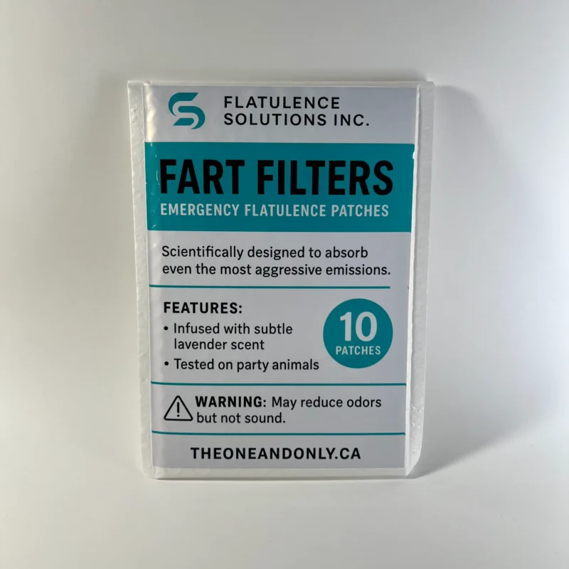 fart filters prank mail package emergency flatulence patches novelty gag gift from theoneandonly.ca