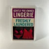 Gently Pre-Owned Lingerie prank mail gag gift novelty package label
