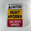 Heavy Porn prank mail warning label gag gift novelty package caution label prank