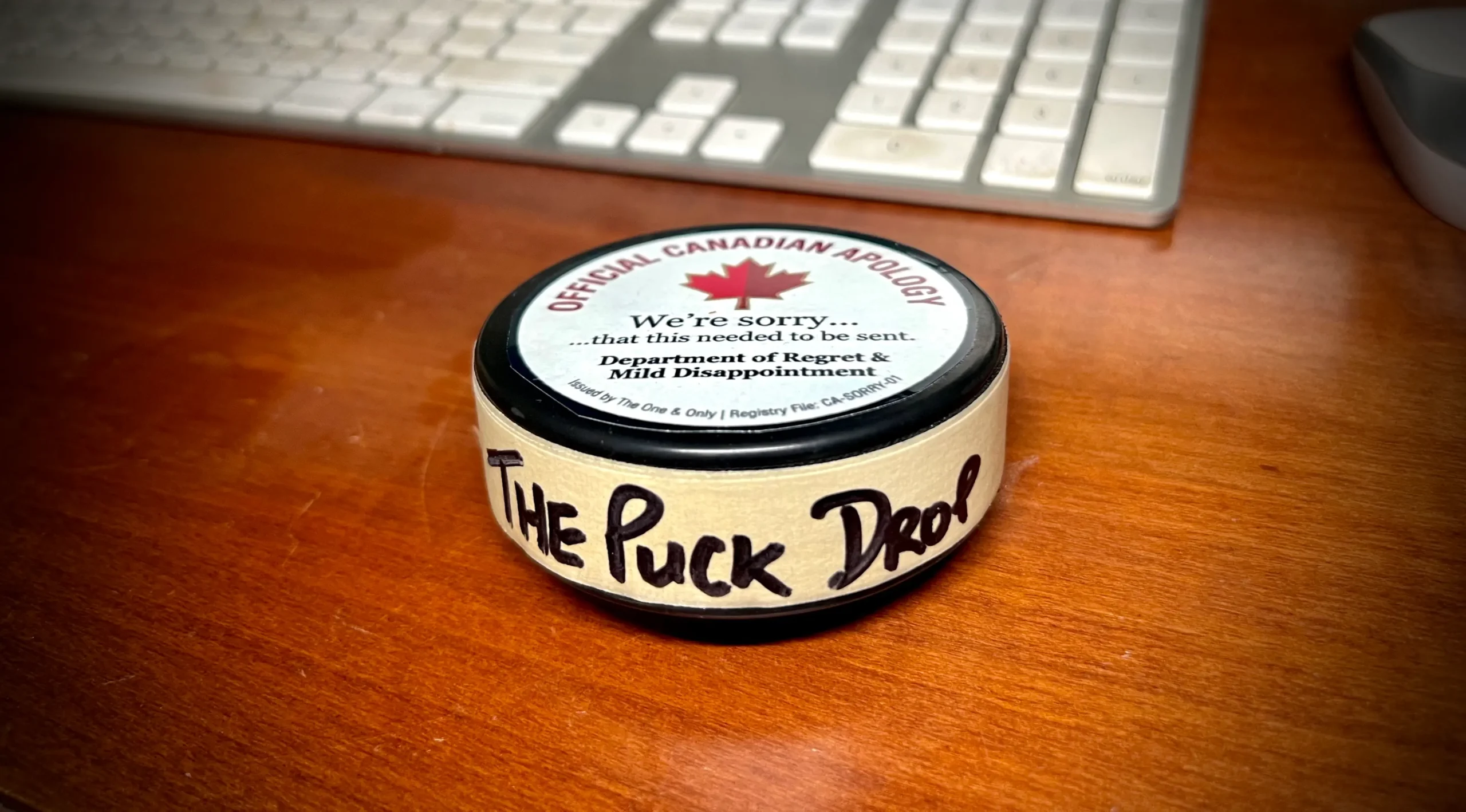 Mail a Hockey Puck prank delivered anonymously