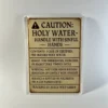 holy water prank mail package caution holy water novelty gag gift funny prank mail from theoneandonly.ca