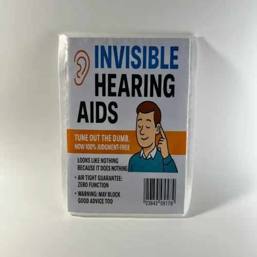 Invisible Hearing Aids prank mail gag gift novelty package