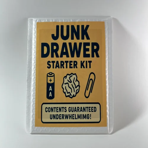 Junk Drawer Starter Kit prank mail gag gift novelty household junk package