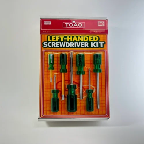 left handed screwdriver kit prank mail gag gift funny fake product canada usa