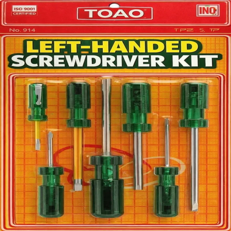 left handed screwdriver kit prank mail gag gift fake tool product canada usa