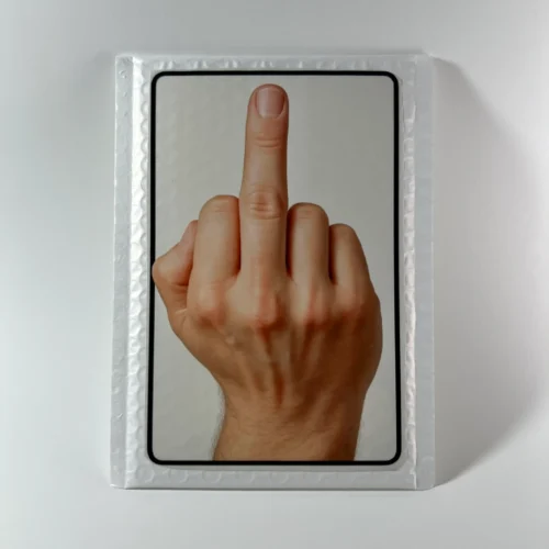 Middle finger prank mail gag gift rude hand gesture novelty prank package