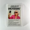 OnlyGrans prank mail grandma subscription gag gift box with funny grandmother influencer label