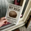 pet rock prank mail label funny gag package delivered to doorstep canada usa prank gift idea