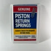 Piston Return Springs prank mail gag gift box with fake automotive parts label