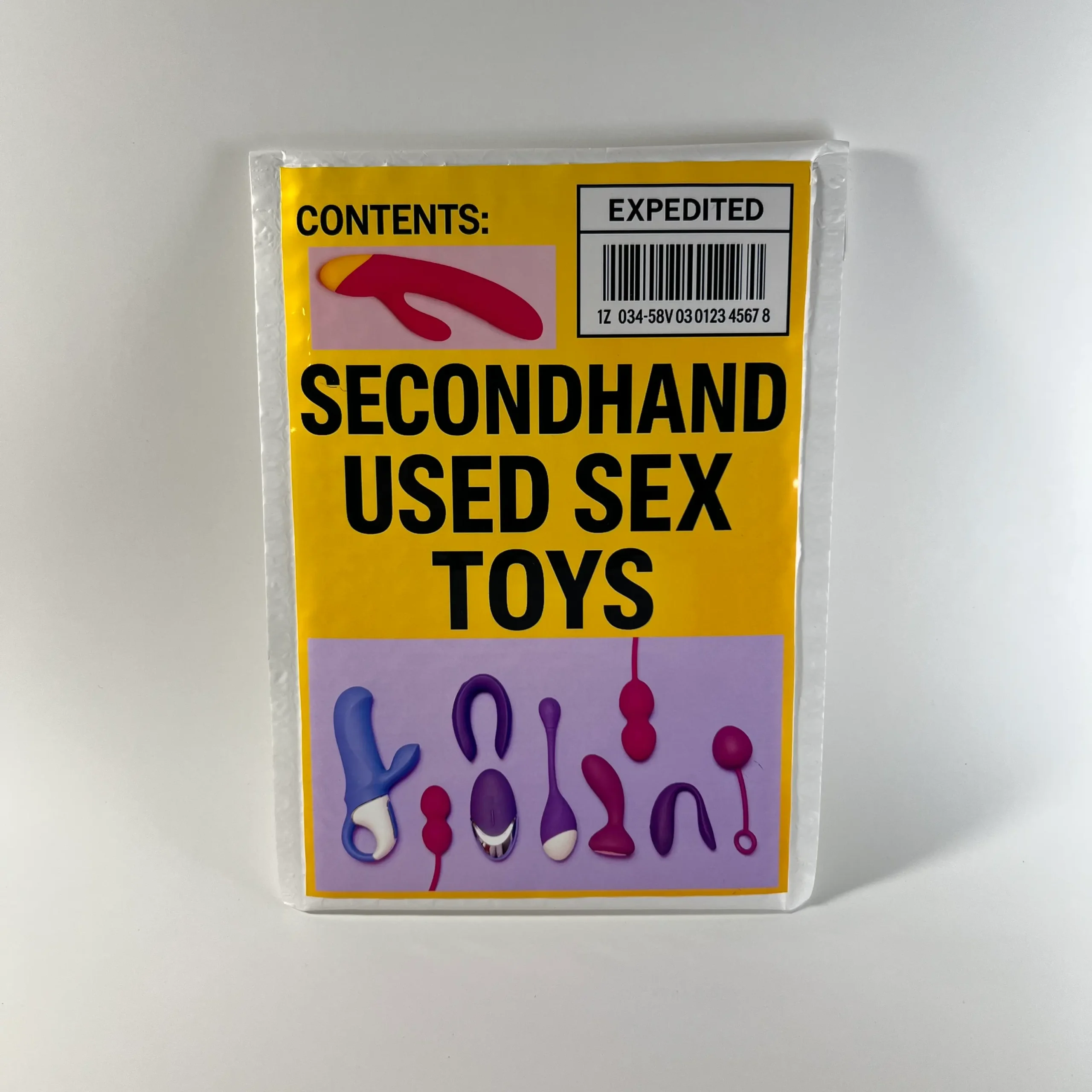 Secondhand Sex Toys prank product
