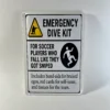 soccer emergency dive kit prank mail package novelty gag gift funny soccer prank mail from theoneandonly.ca