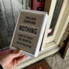 this box contains nothing prank mail label funny gag package delivered canada usa prank gift idea