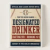 Designated Drinker Baseball Prank Mail Designated Drinker baseball prank mail gag gift